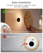 Flower Motion Sensor Night Light｜Ash Wood
