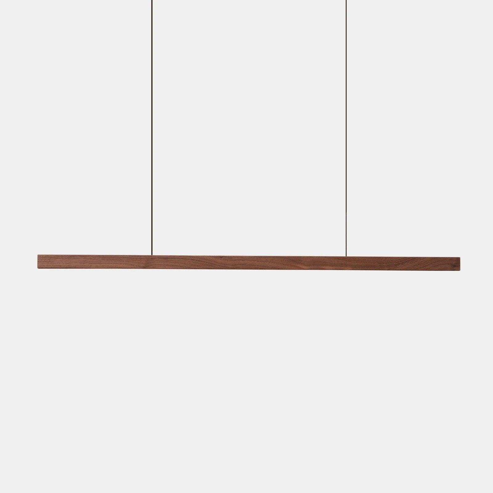 Hand-Sweep Linear Pendant — Walnut