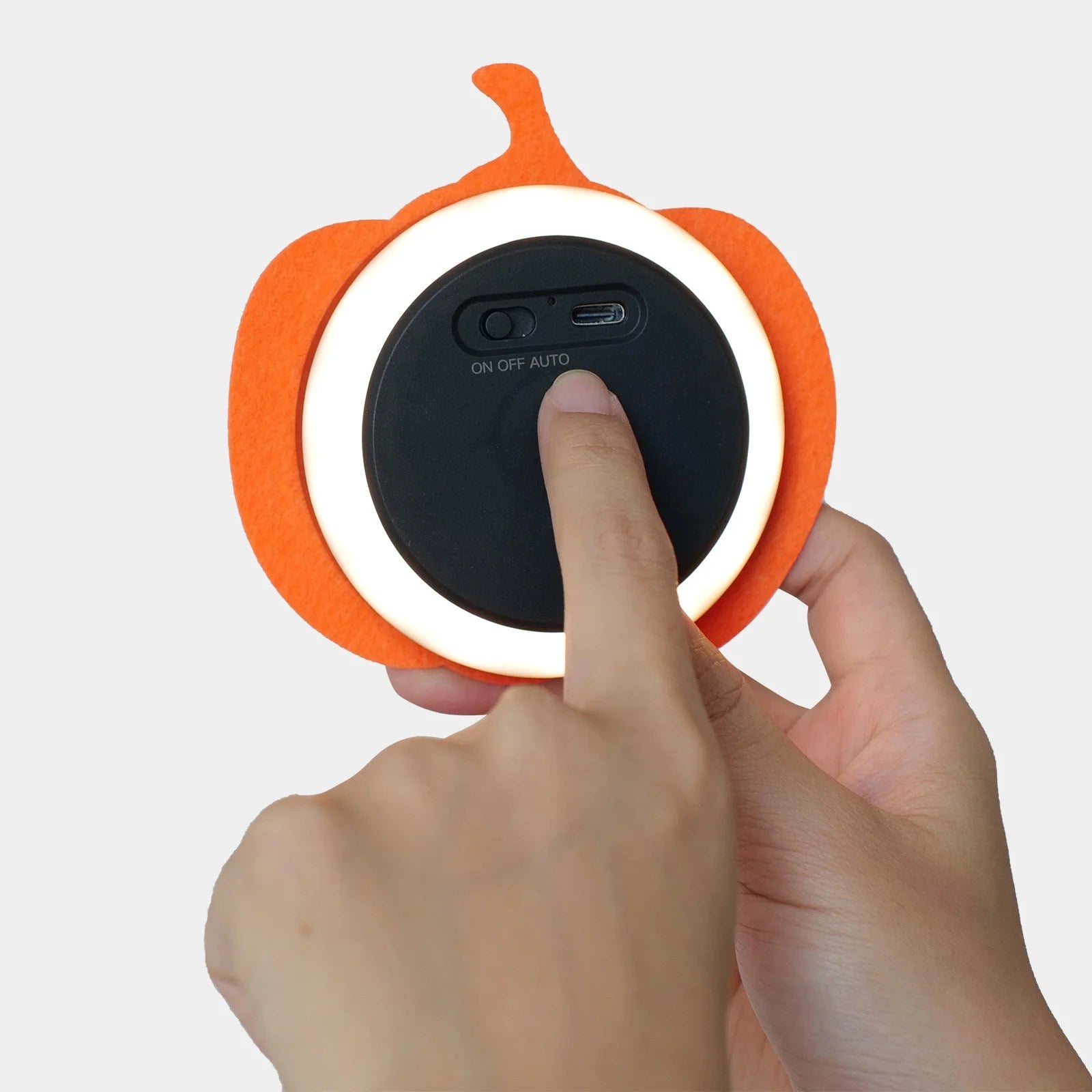Pumpkin Felt Night Light