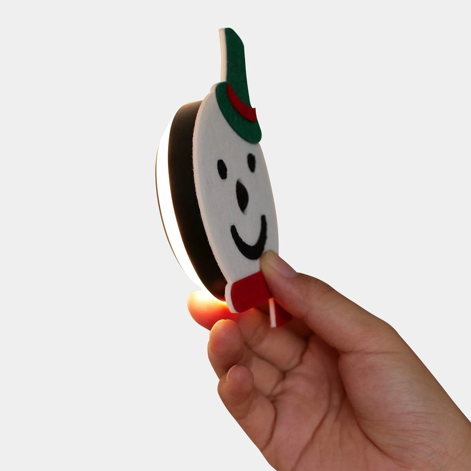 Snowman Felt Night Light
