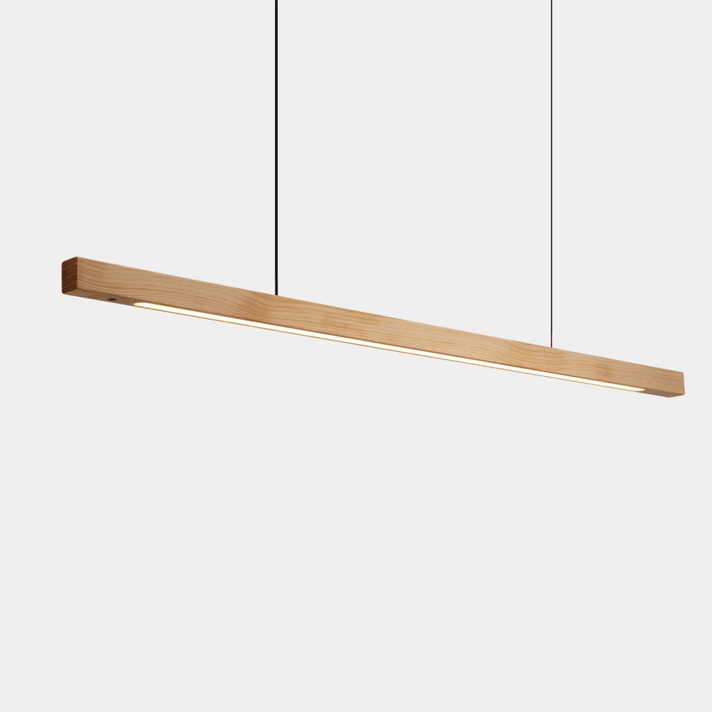 Hand-Sweep Linear Pendant — Pine