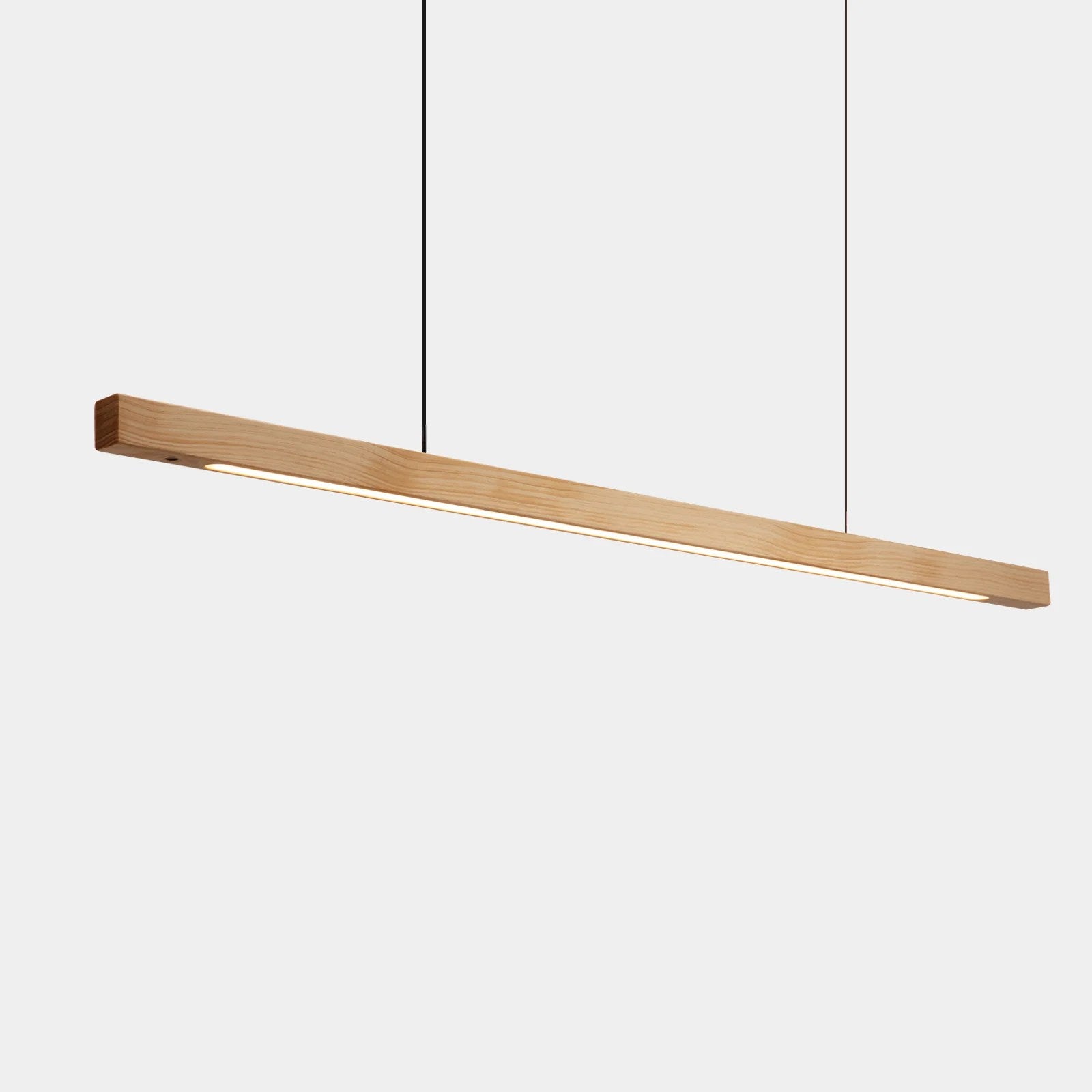 Hand-Sweep Linear Pendant — Pine