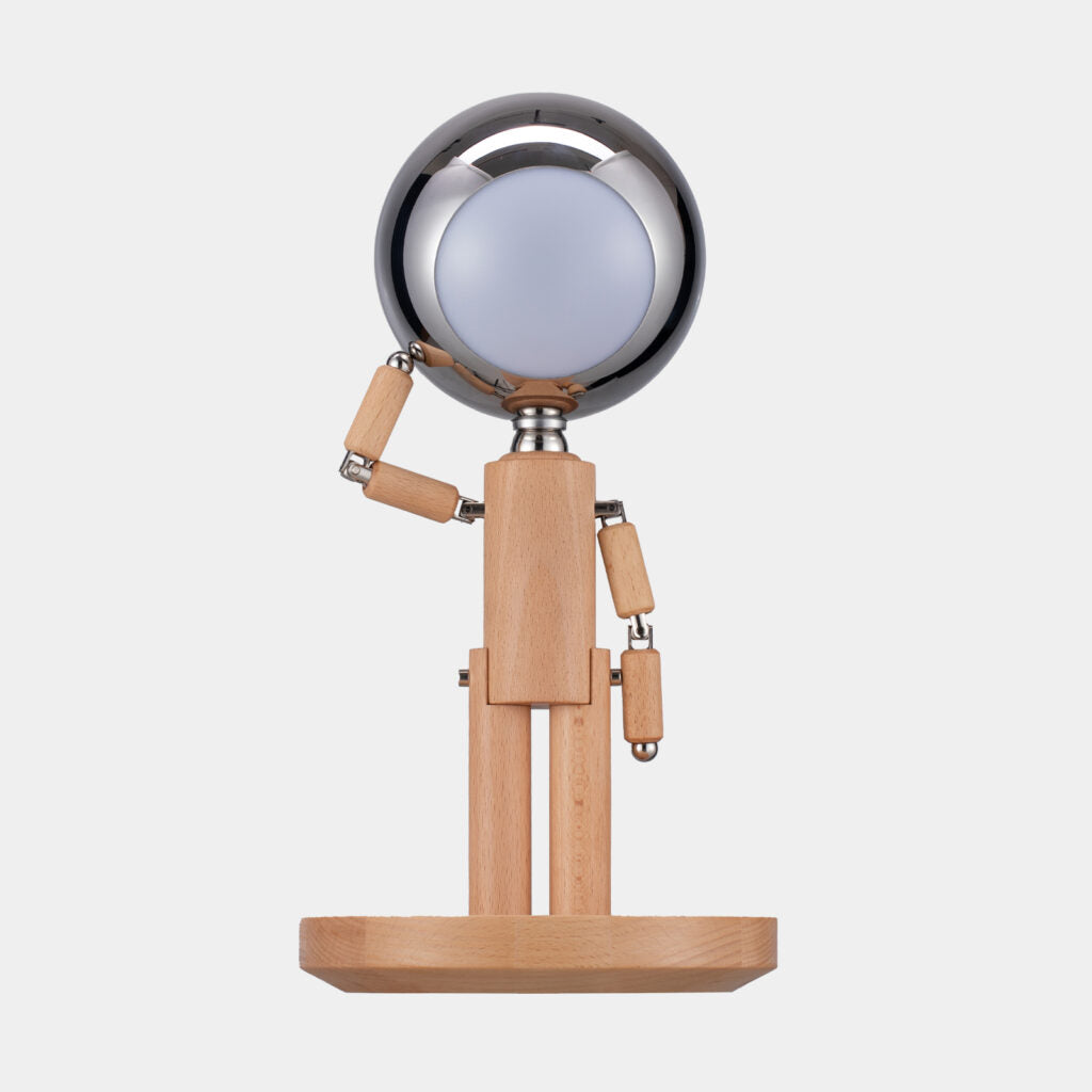 Pause Moon Lamp｜Beech Wood