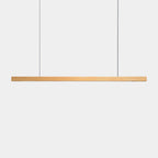 Wood Linear Pendant — Walnut