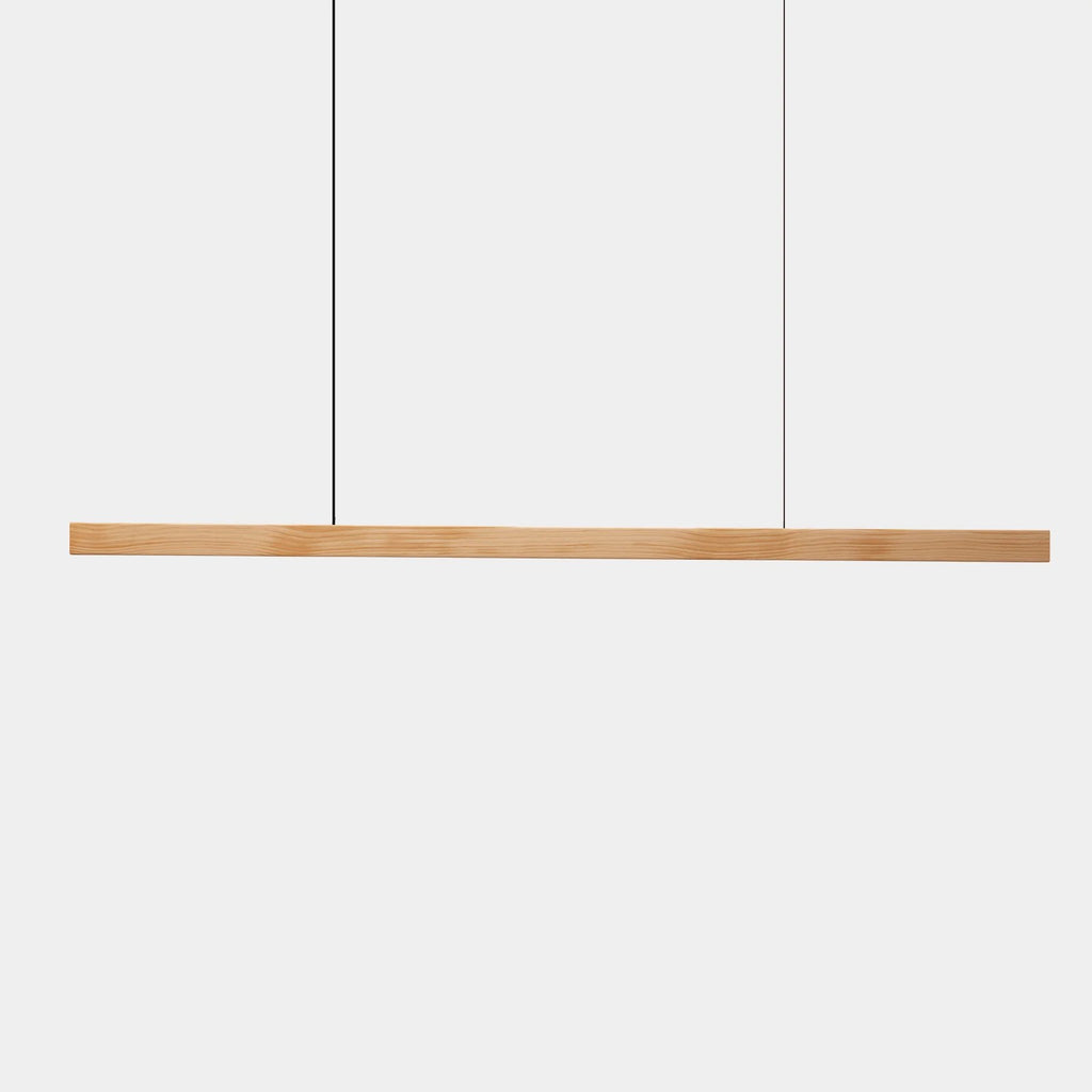 Hand-Sweep Linear Pendant — Pine