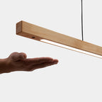 Hand-Sweep Linear Pendant — Pine