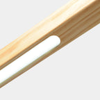 Wood Linear Pendant — Walnut