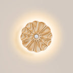 Flower Motion Sensor Night Light｜Ash Wood