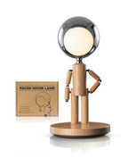 Pause Moon Lamp｜Beech Wood