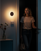 Flower Motion Sensor Night Light｜Black Walnut