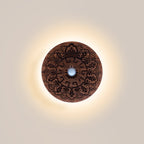 Carved Flower Motion Sensor Night Light