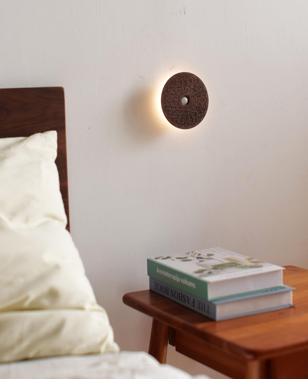 Carved Flower Motion Sensor Night Light