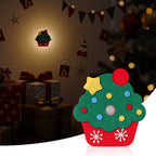 Christmas Cupcake Motion Sensor Light