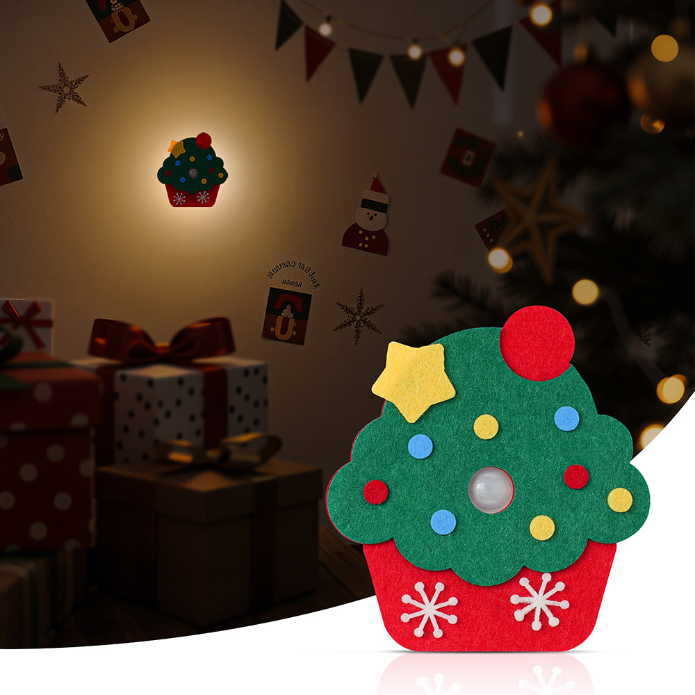 Christmas Cupcake Motion Sensor Light