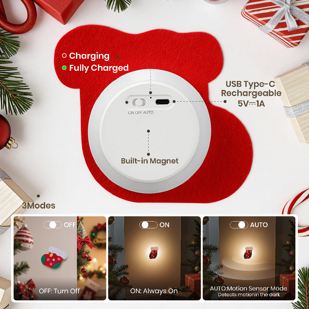 Christmas Stocking Motion Sensor Light