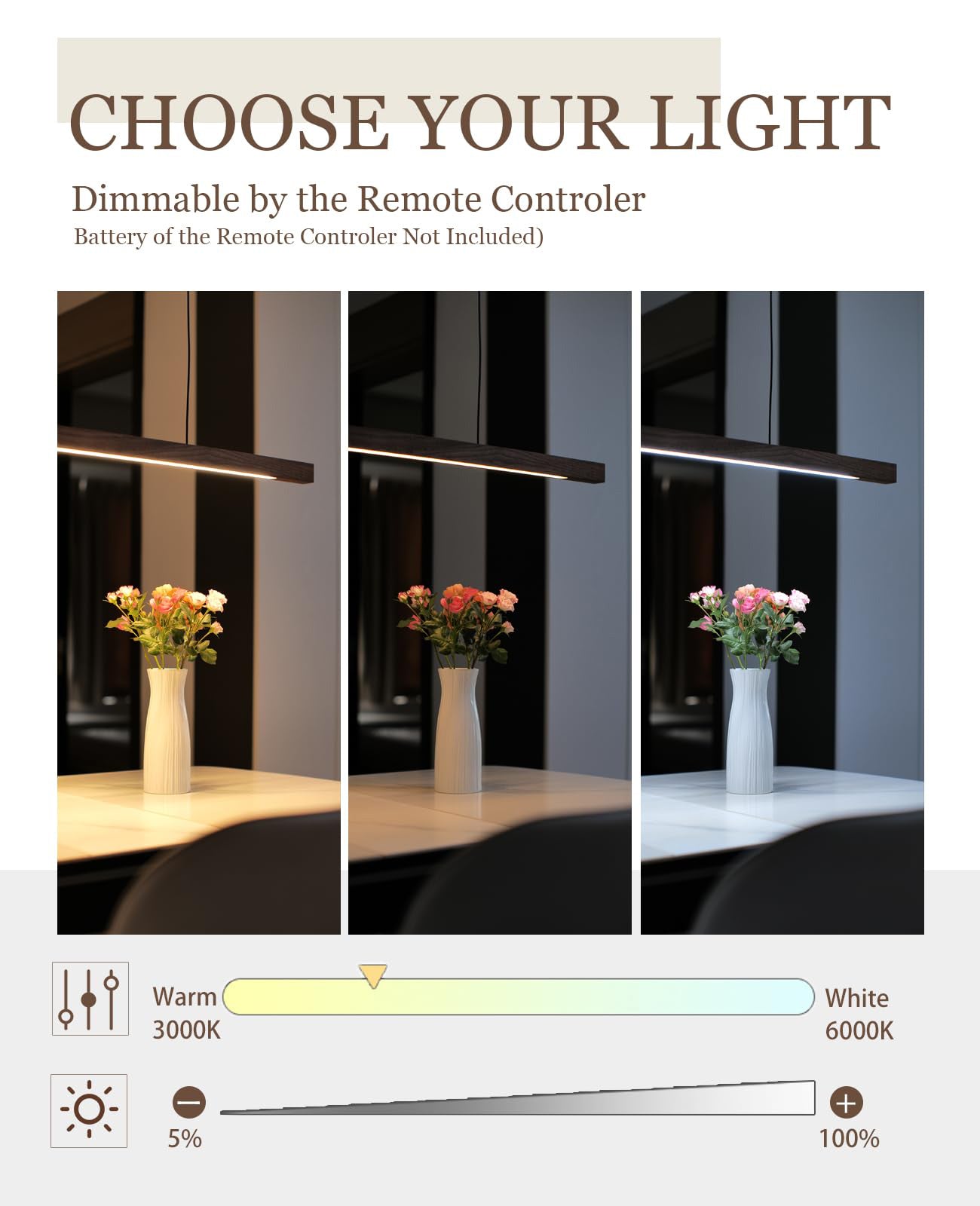 Minimalist Linear Pendant Light