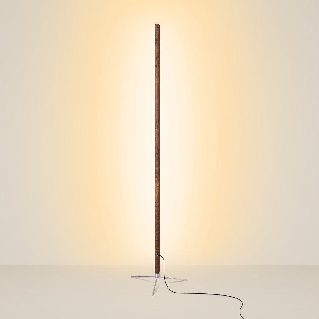Minimalist Wooden Floor Lamp
