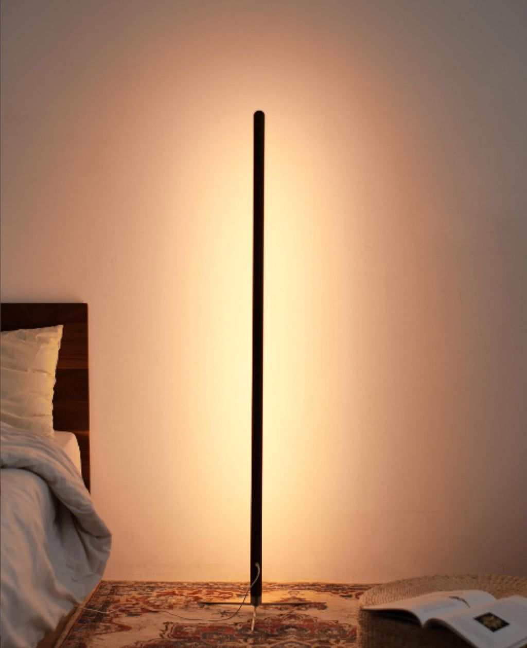 Minimalist Wooden Floor Lamp