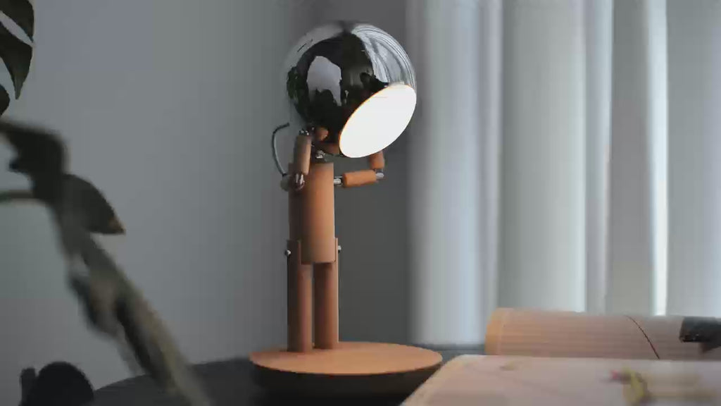 Pause Moon Lamp｜Beech Wood