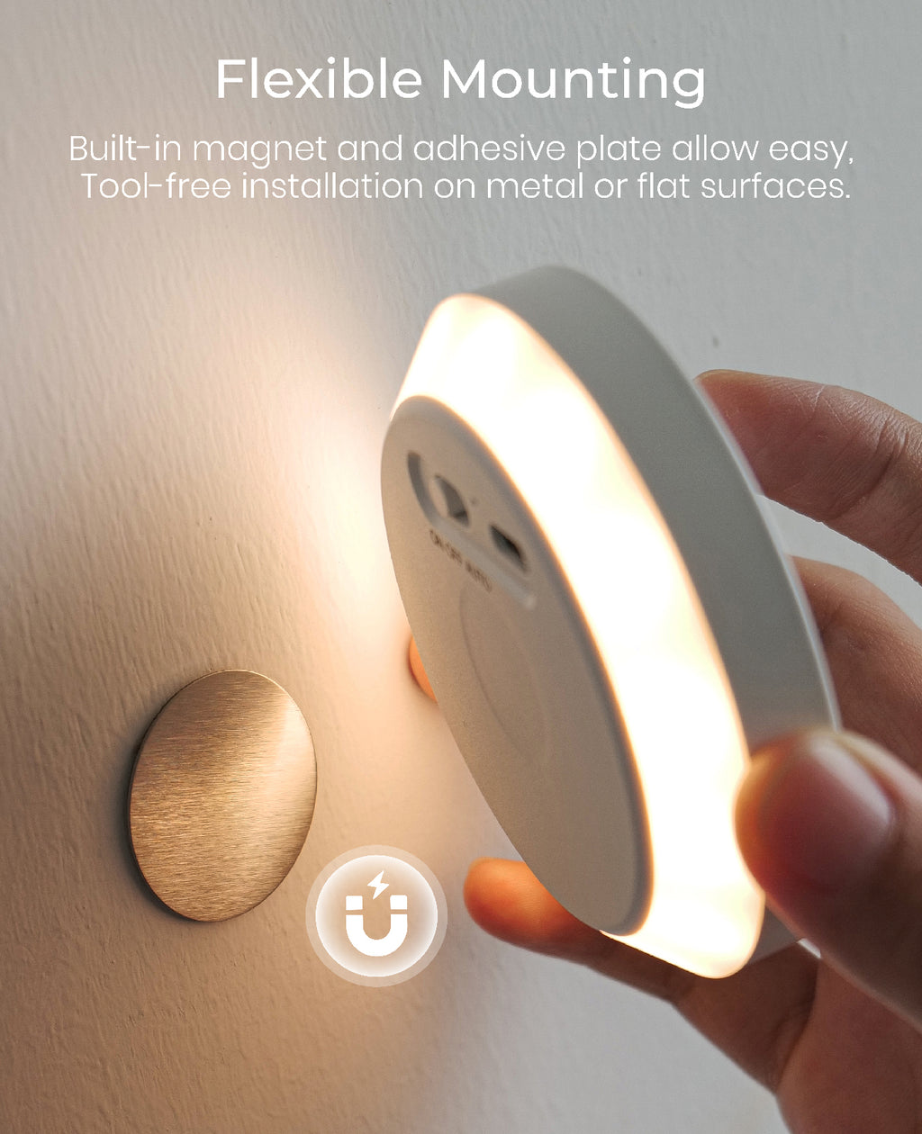 Round Halo Motion Sensor Light