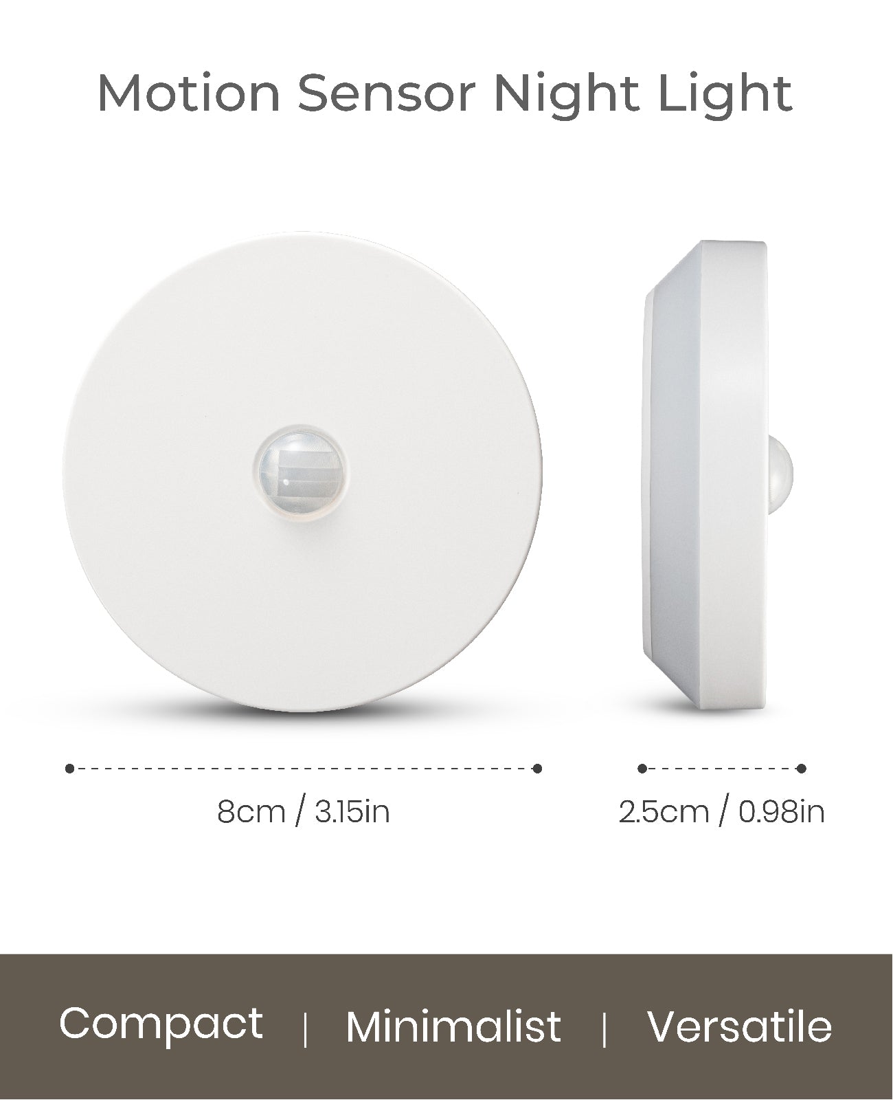 Round Halo Motion Sensor Light