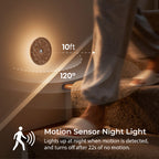 Rounded Flower Motion Sensor Light｜Ash Wood