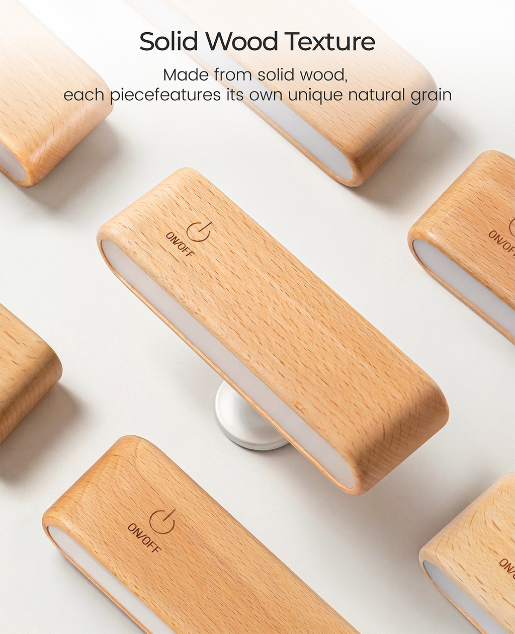 Magnetic Wall Sconce｜Beech Wood
