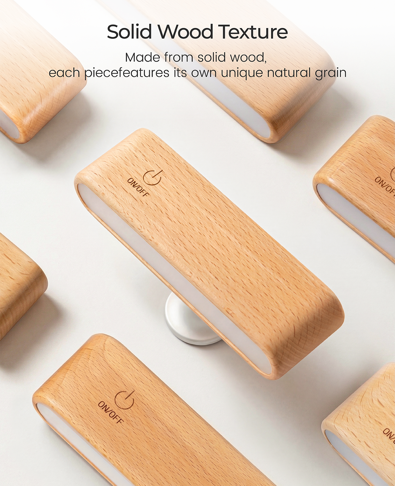 Magnetic Wall Sconce｜Beech Wood