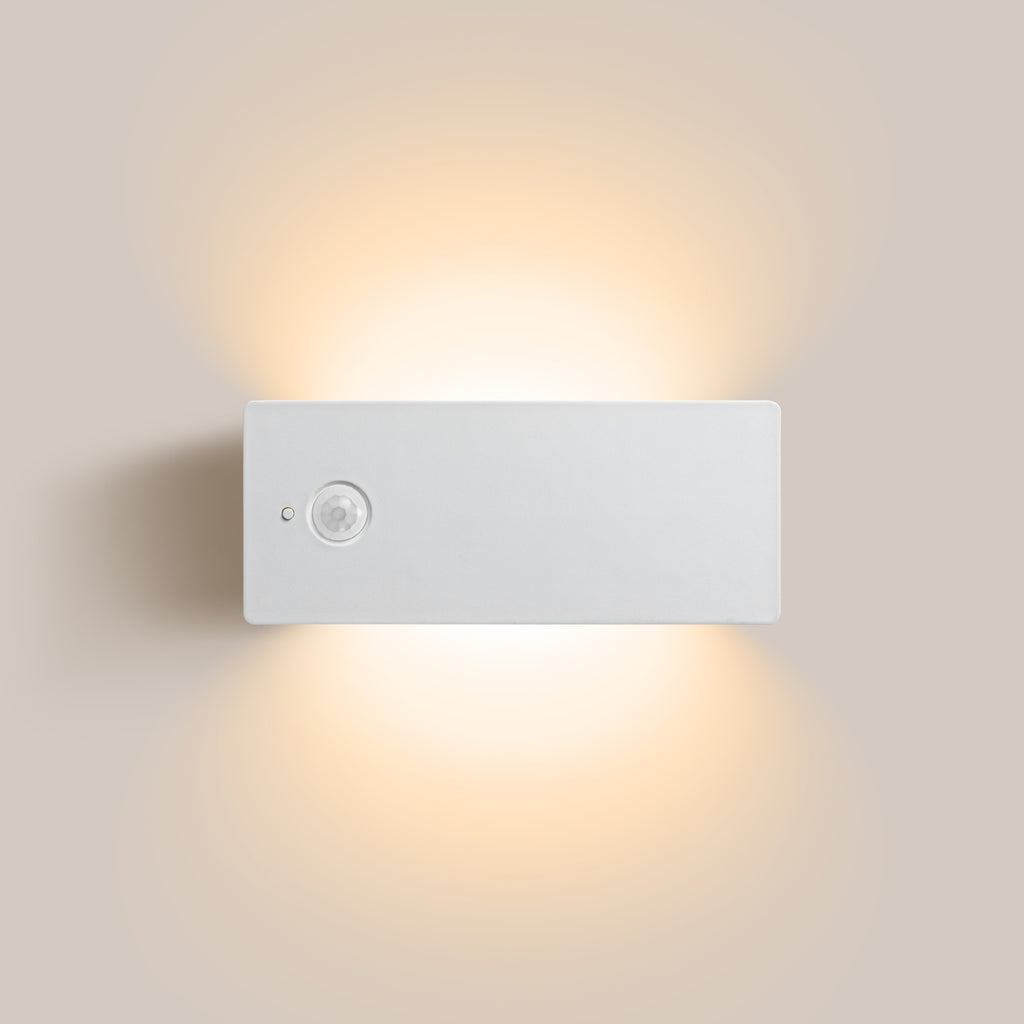 Square Dual-Sided Backlit Motion Sensor Light｜ABS
