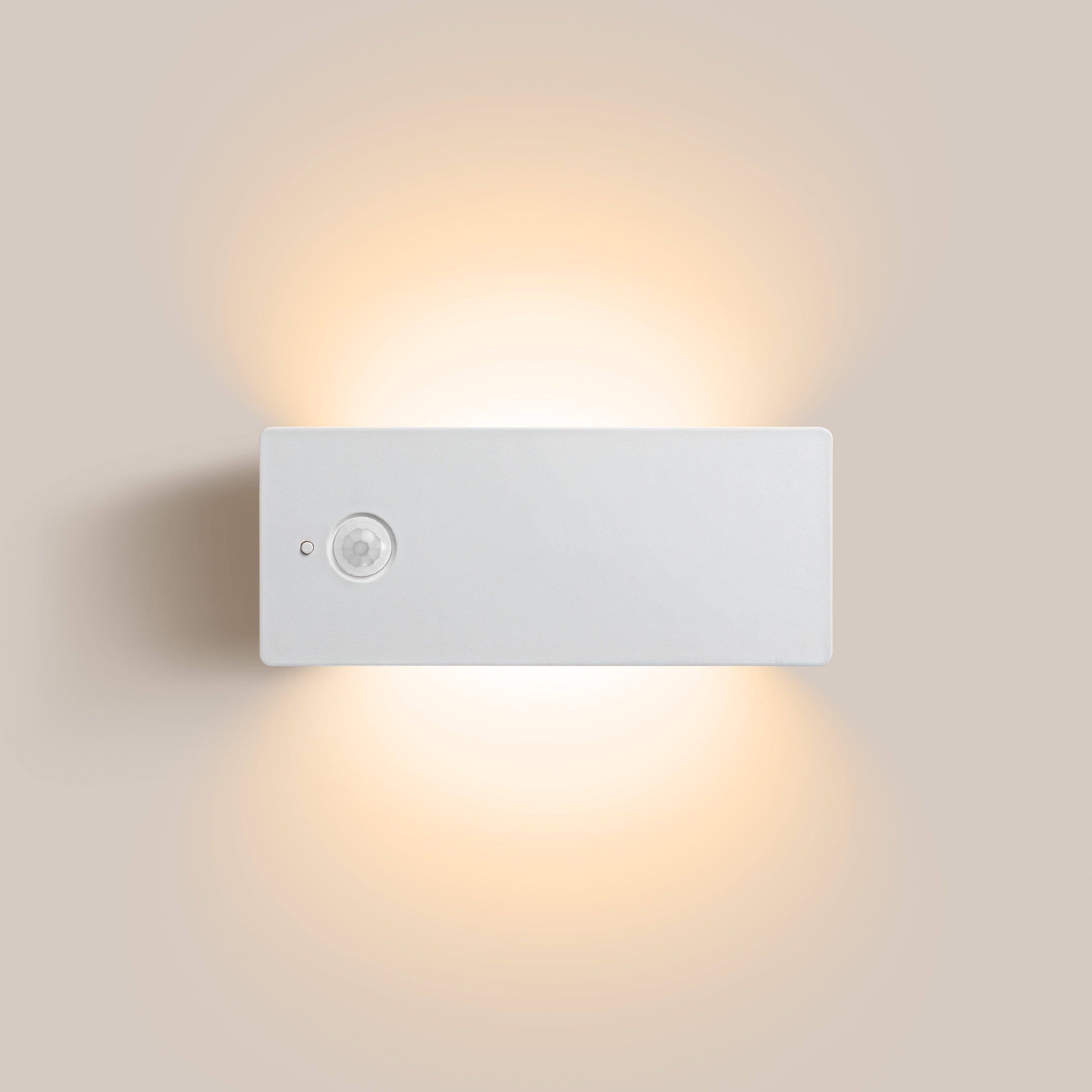Square Dual-Sided Backlit Motion Sensor Light｜ABS