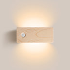 Square Dual-Sided Backlit Motion Sensor Light｜Maple