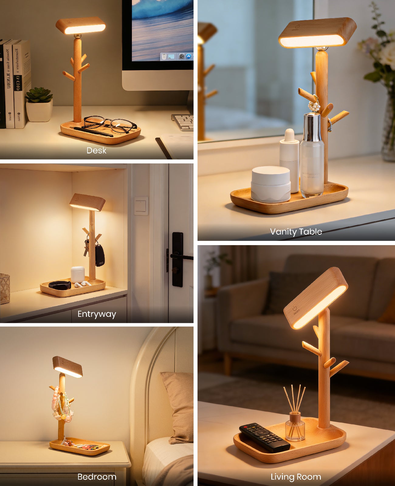 Tree Dock Lamp｜Beech Wood