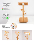 Tree Dock Lamp｜Beech Wood