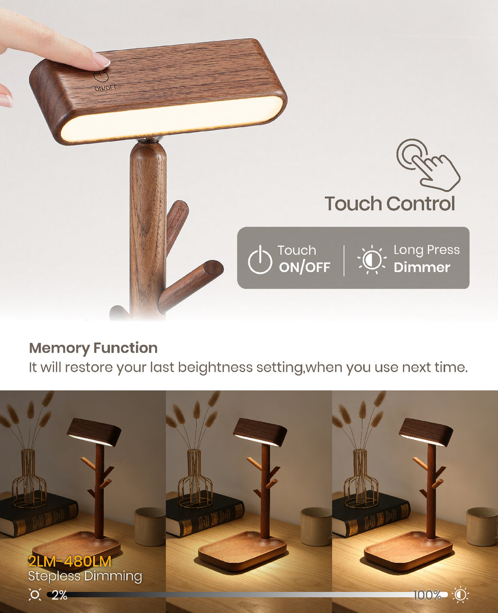 Tree Dock Lamp｜Black Walnut
