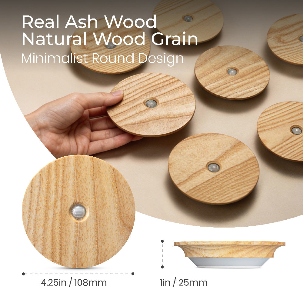 Wood Sensor Night Light ｜ Ash Wood