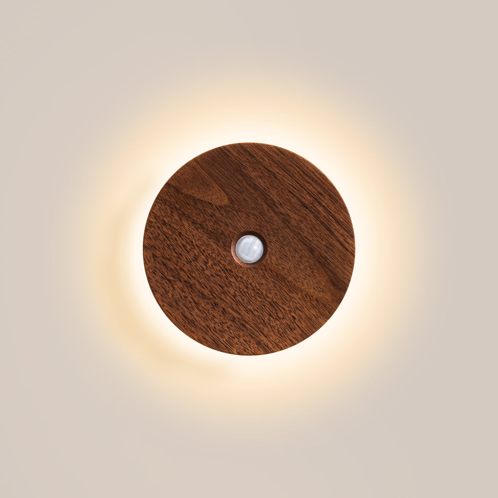 Wood Sensor Night Light ｜ Black Walnut