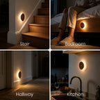 Wood Sensor Night Light ｜ Black Walnut
