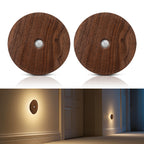 Wood Sensor Night Light ｜ Black Walnut